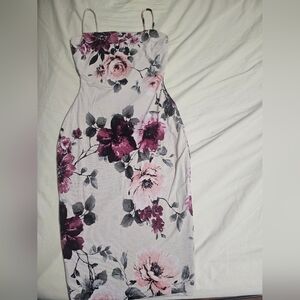 Girls Juniors Widnsor Floral Print Women's Dress Size Small